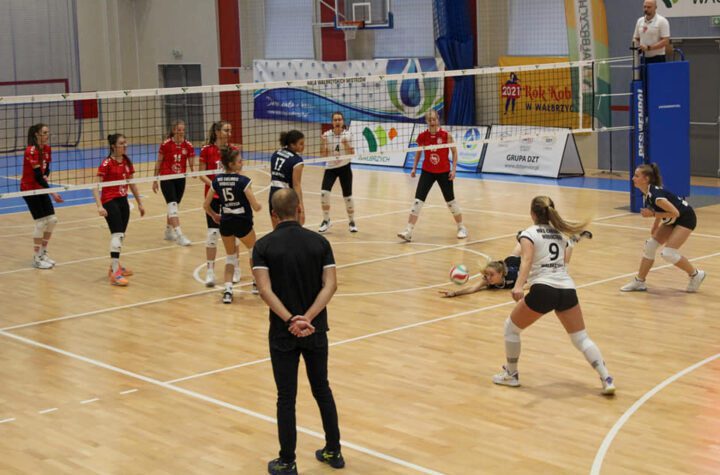 Juniorki, fot. FB Chełmiec Wodociągi Wałbrzych w meczu z AZS AWF Wrocław
