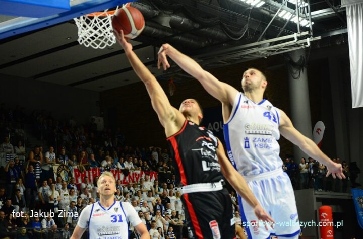 Górnik Zamek Książ Wałbrzych - PGE Start Lublin 87:72 (18. kolejka Orlen Basket Liga), fot. Jakub Zima, Sportowy Wałbrzych TV